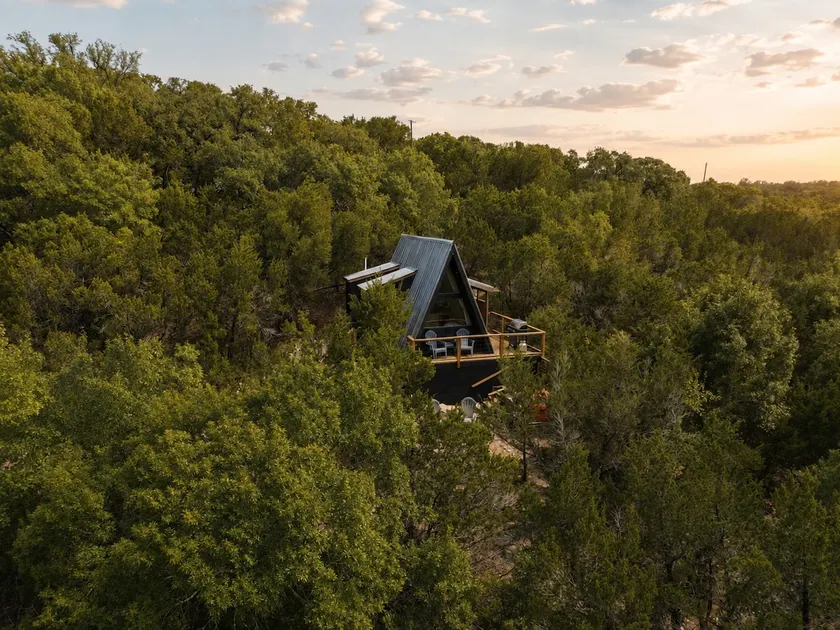 Cozy A-Frame · Private Hot Tub, 30 min to Waco - Image 1