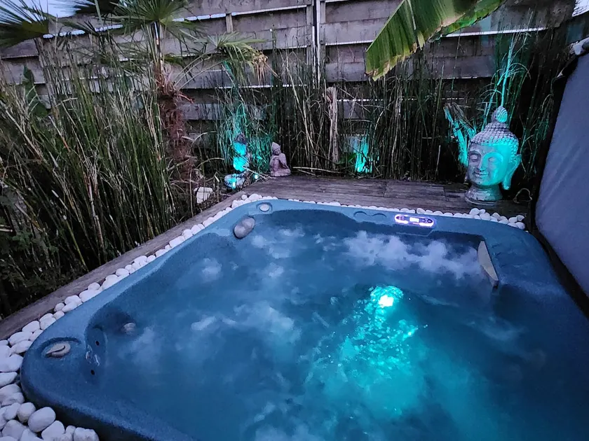 Love Room JungleSPA Private Jacuzzi Air-Conditioned Studio - Image 1