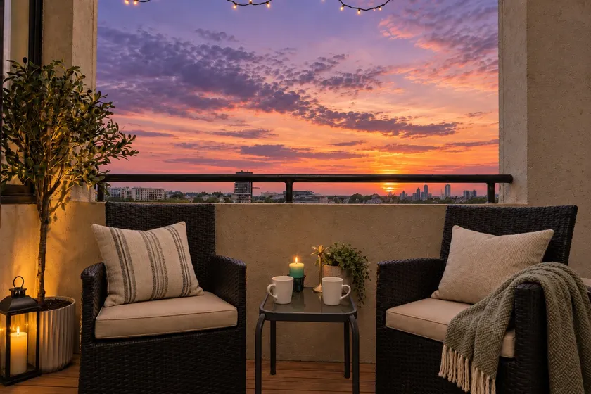 Sunset Balcony View | Stylish City Escape |Syd CBD - Image 1