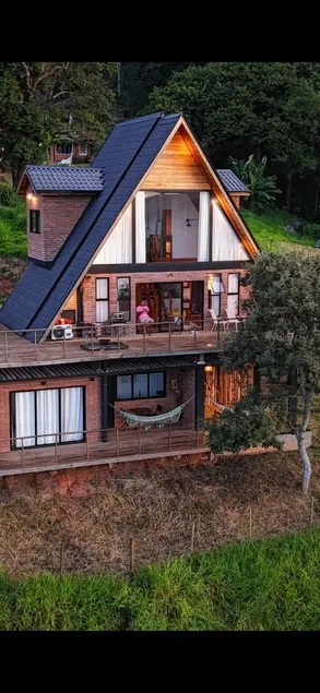 New cabin with amazing view of the mountain Air-Conditioning - Image 1