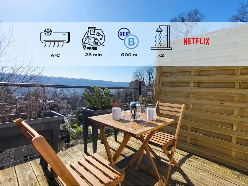L'Indépendant: 2 bedrooms, 2 bathrooms, terrace, RER B - Image 1