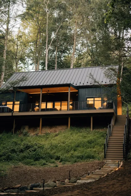 Modern. Luxury Creekside Cabin. Hot Tub. Firepit. - Image 1