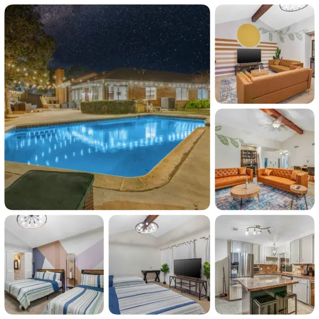Peaceful Boho stays*4BRs*8 beds*2TVs*pool & deck - Image 1