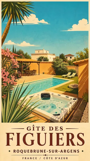 Gîte des Figuiers - parking, piscine, jacuzzi - Image 1