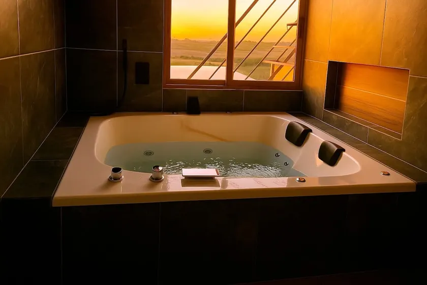 Country Cabin with Jacuzzi, Terrace and Tranquility - Image 1