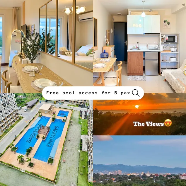 Seaview Corner Unit • Balcony • Pool • Near CCLEX - Image 1
