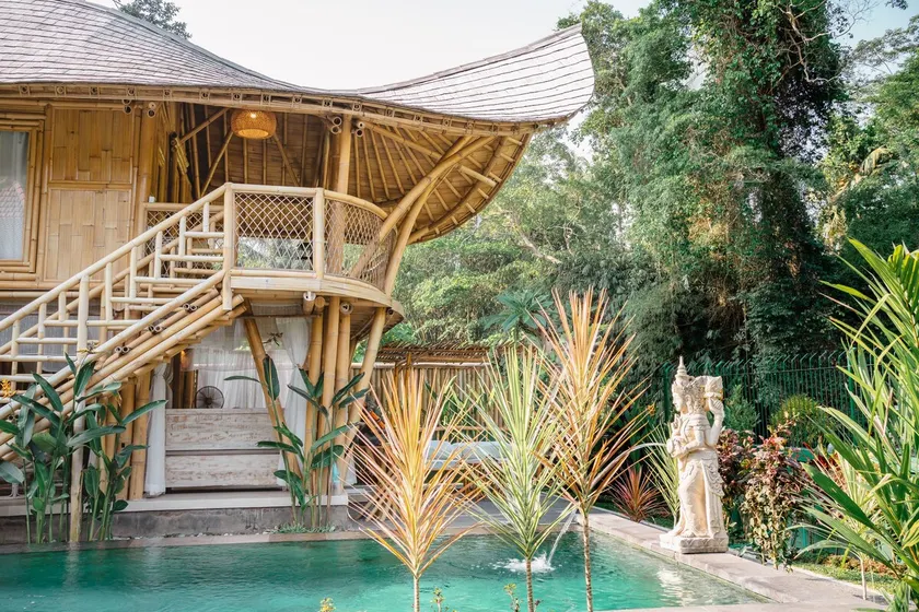 Bamboo Villa By The River in Ubud - Image 1