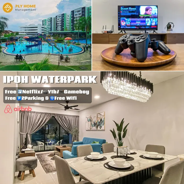 4BR Pool View| Free Netflix | Waterpark |2Carpark - Image 1