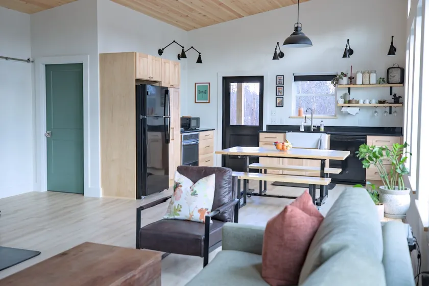Forest Cabin with Wall of Windows - Image 1