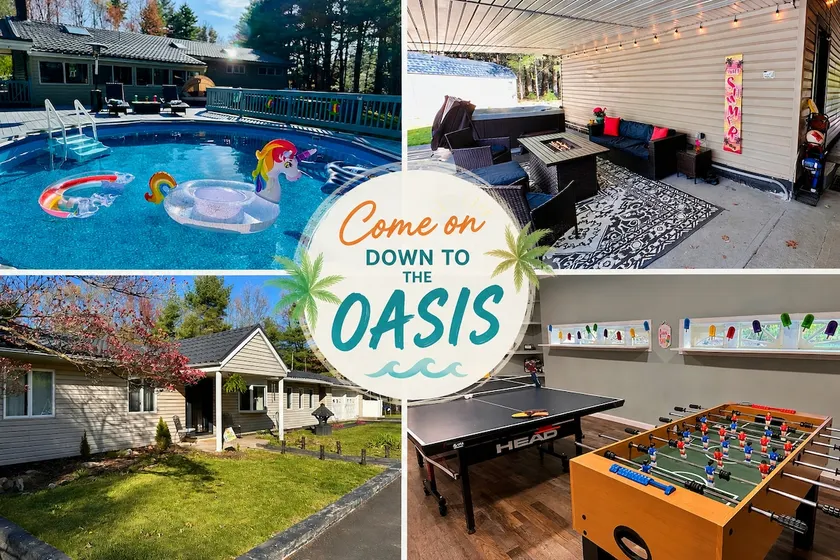 Private Oasis Heated Pool Hot tub Game Room & More - Image 1