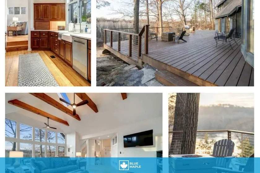 Exclusive Wooded Chalet w Magnificent River Views - Image 1