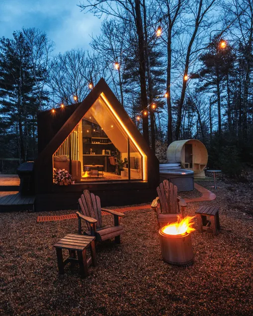Romantic A-Frame cabin in the woods - Image 1