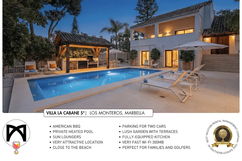 Vacation Marbella I Villa La Cabane, Luxury Villa, Designer Interior, Heated Pool, American BBQ, 5min Walk to the Finest Beaches - Image 1