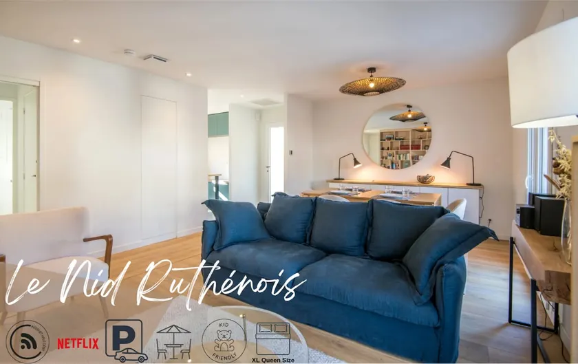 Le Nid Ruthénois - Air conditioning, Terrace & XL Bed - Image 1