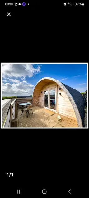 Glamping Pod 4x6m with Hot Tub Hire nr Cayton Bay - Image 1