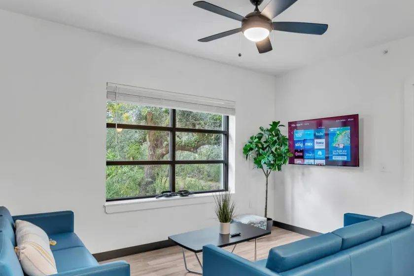 Wooded-View Queen & Twin Suite at The Well - Image 1