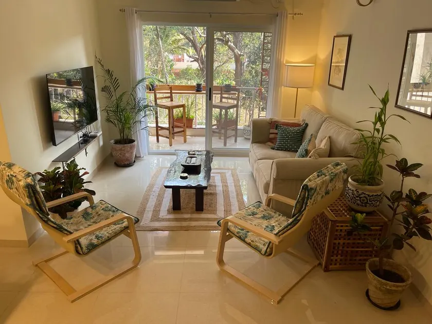 Ahava Homes II, Bright 2 BR Apartment, Siolim NGoa - Image 1