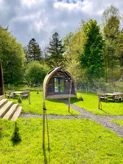 Cosy Wooden Willow Pod - Image 1