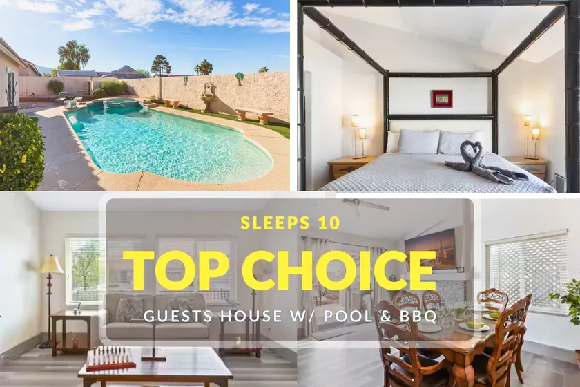 No Airbnb Fees 3BR-5Beds 3Bath Pool/SPA/BBQ - Image 1
