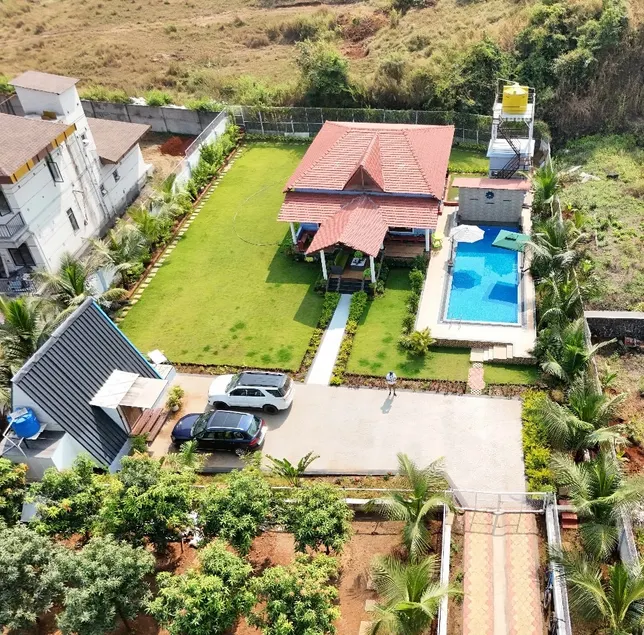 Coco Villa, Karjat, Mountain View-Full size Pool - Image 1