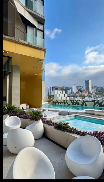 Exclusive 2BDR by TJ Golden Zone•Pool/Terrace/View - Image 1