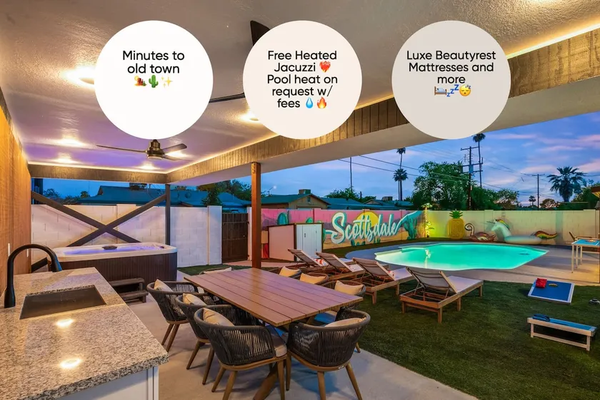 Luxe Home 4B3B with Heated Pool and Jacuzzi Parking included - Image 1