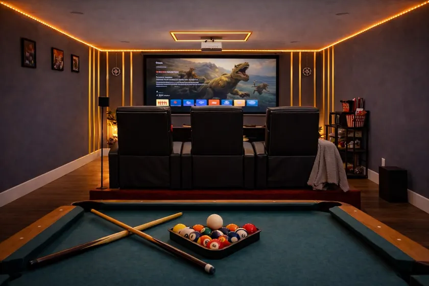 Private Movie Theater Game Room Sleeps 8 Indy - Image 1