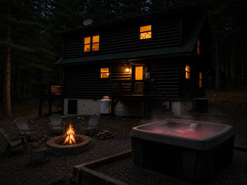 Log Cabin w/ Lake Beach, Hot Tub & Trails - Image 1
