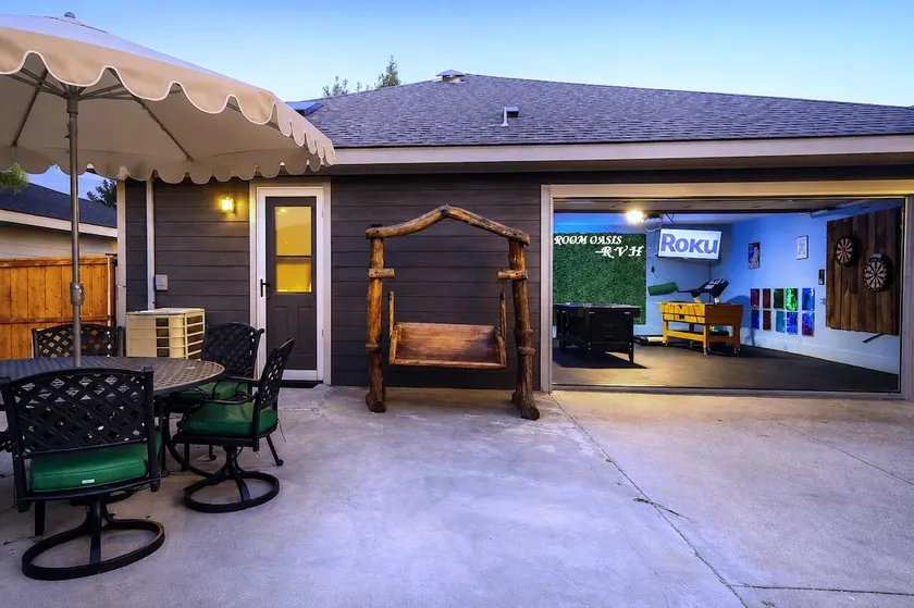 Game Room Oasis • Relax+Recharge • Patio • 2 Kings - Image 1