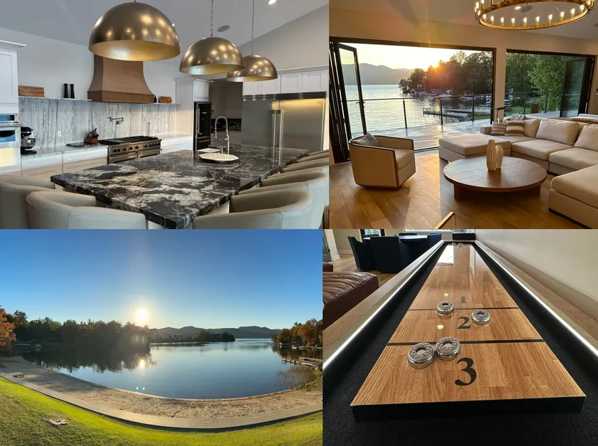 Lux Lakefront Escape w Private Dock Sunset Views - Image 1