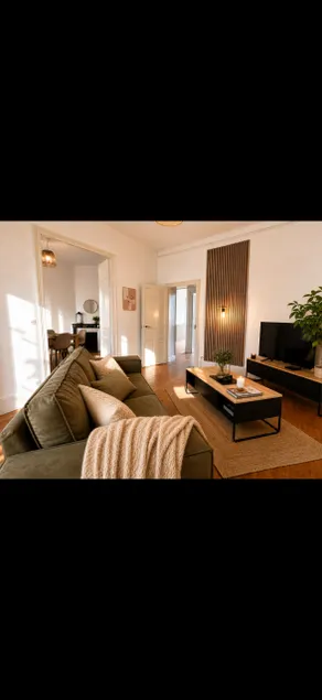 Ground floor apartment 3 bedrooms 6 people city center - Image 1