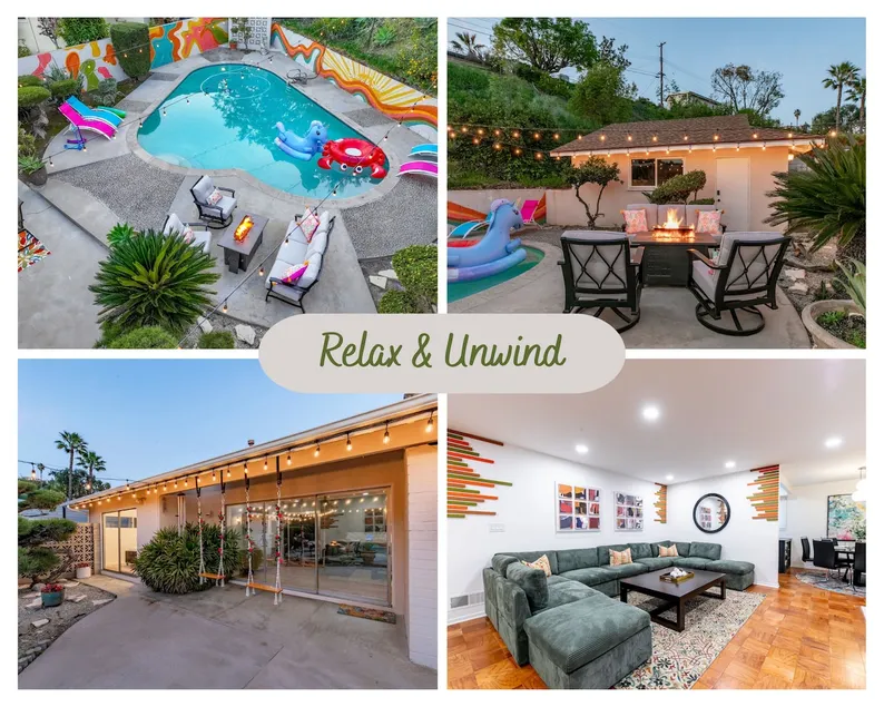 Stylish Sunrise Pool Home 4BD 3BA 10 Min to DTLA - Image 1