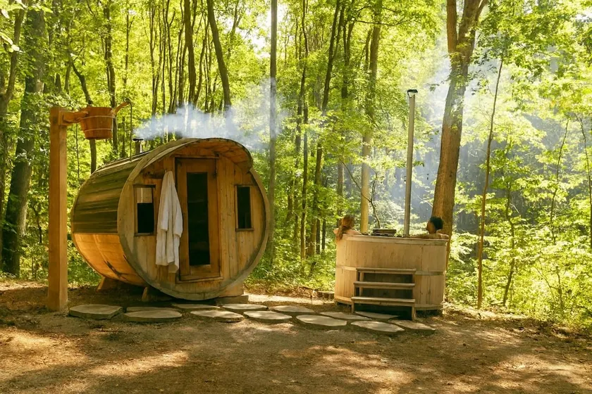Oliver's Tiny Home In The Forest | Sauna & Hot Tub - Image 1