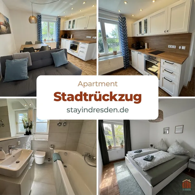 StayinDresden-de city retreat with king size bed - Image 1