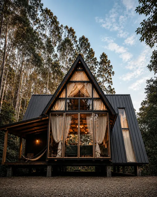 Chalet in Vitor Meireles with Waterfall 02 Rooms - Image 1