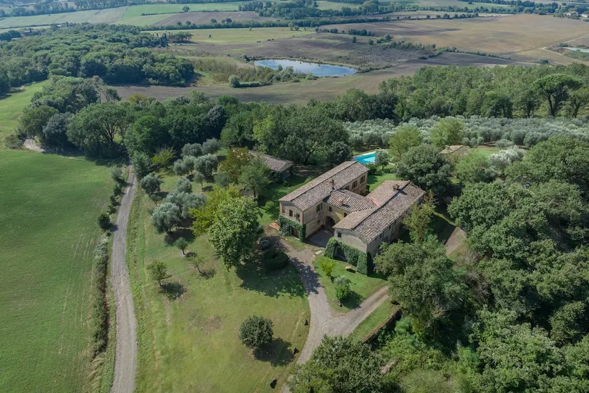Borgo Castelrotto - villa piscina 9 BDRS em Orcia Valley - vista Montalcino - Image 1