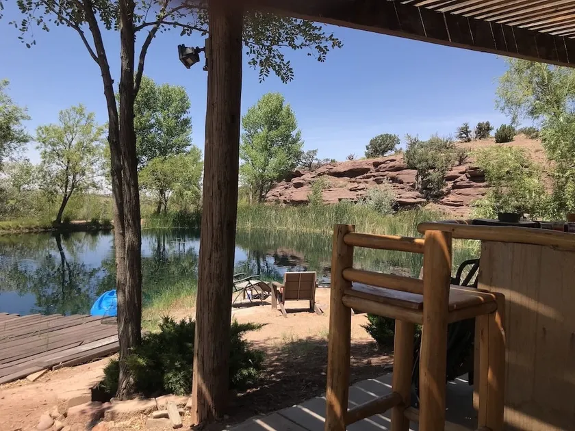 Cabin by the Pond - Image 1