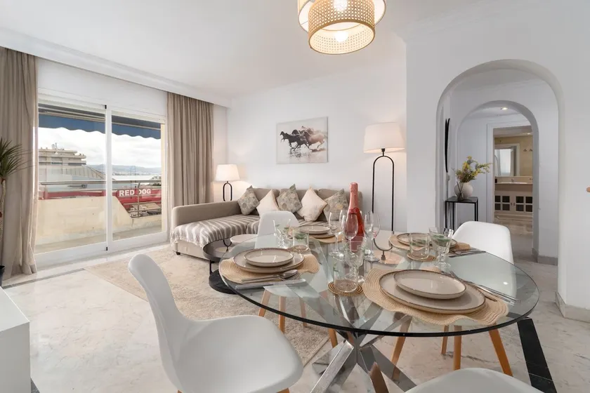 2 bedrooms appartement at Marbella 500 m away from the beach with private pool furnished balcony and - Image 1