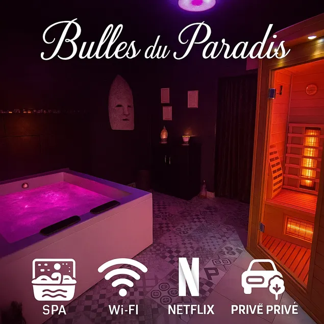 Bulles du paradis private spa, sauna & garden - Image 1