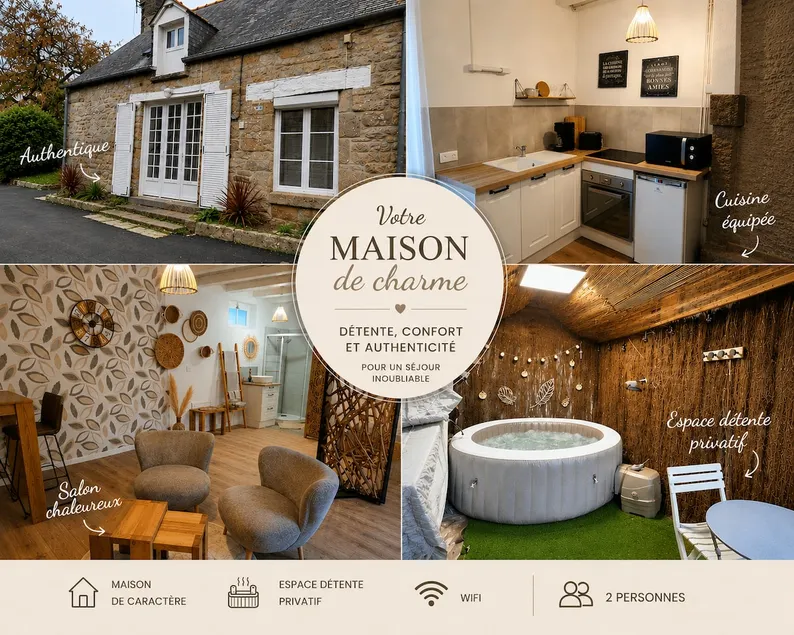 Charming little townhouse with hot tub. - Image 1