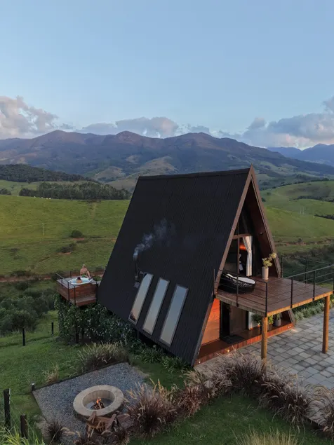 A-Frame Cabin with Hot Tub and Panoramic View - Image 1