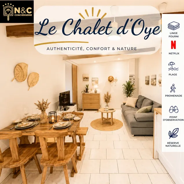 *Le Chalet D'oye* seaside - nature reserve - Image 1