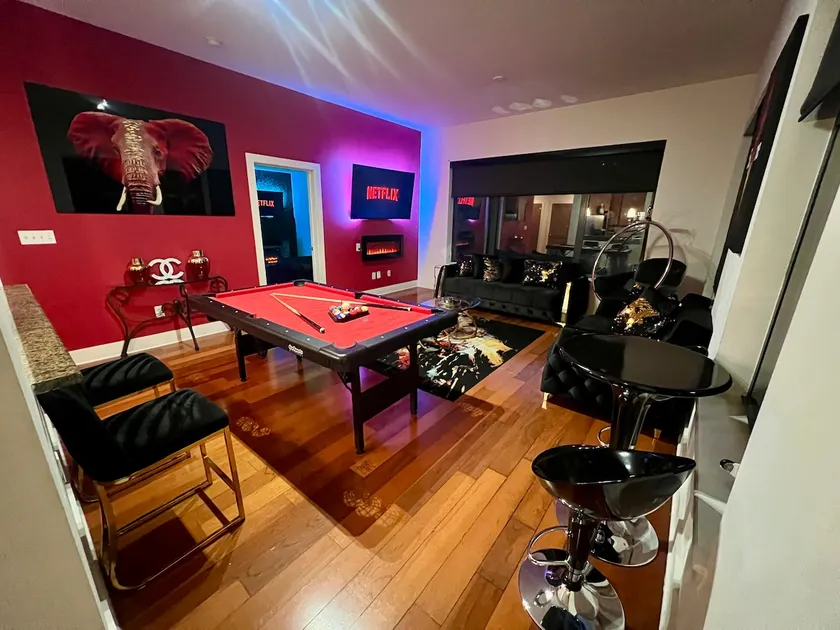 The Red Room *Cloud Ceilings* Patio & Bathroom TV* - Image 1