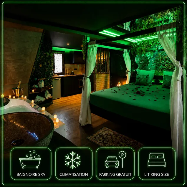 The Enchanted Forest Love Room with Jacuzzi Theme - Image 1