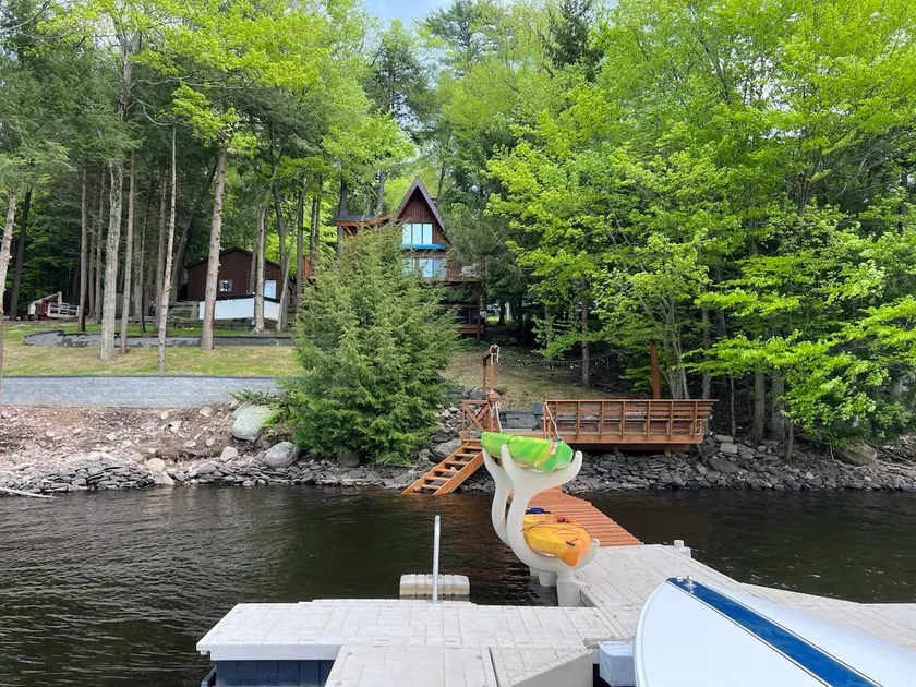 Lakefront A-Frame w/ Hot Tub & Game Room! - Image 1