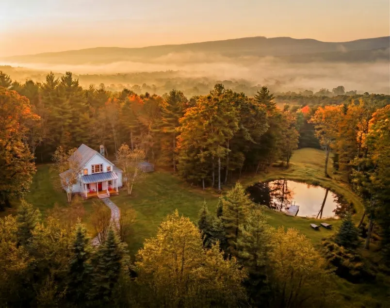Modern Farmhouse & Pond | 7-Acre Catskill Forest - Image 1