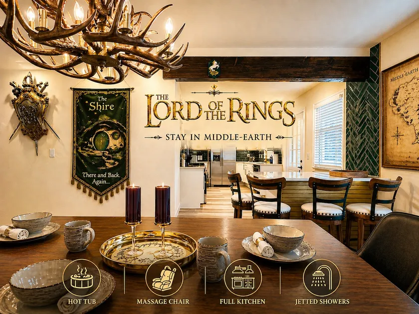 Lord Of The Rings: hot tub, massage, cook, sleep10 - Image 1