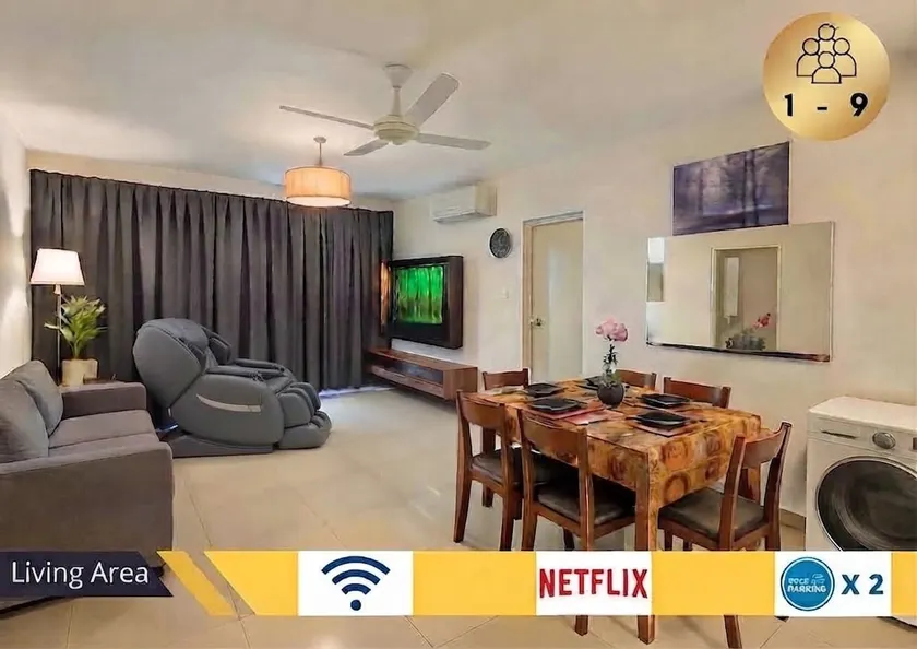 #SR1, Cozy 3R2B Seruang Unit, 9Pax, Massage Chair - Image 1