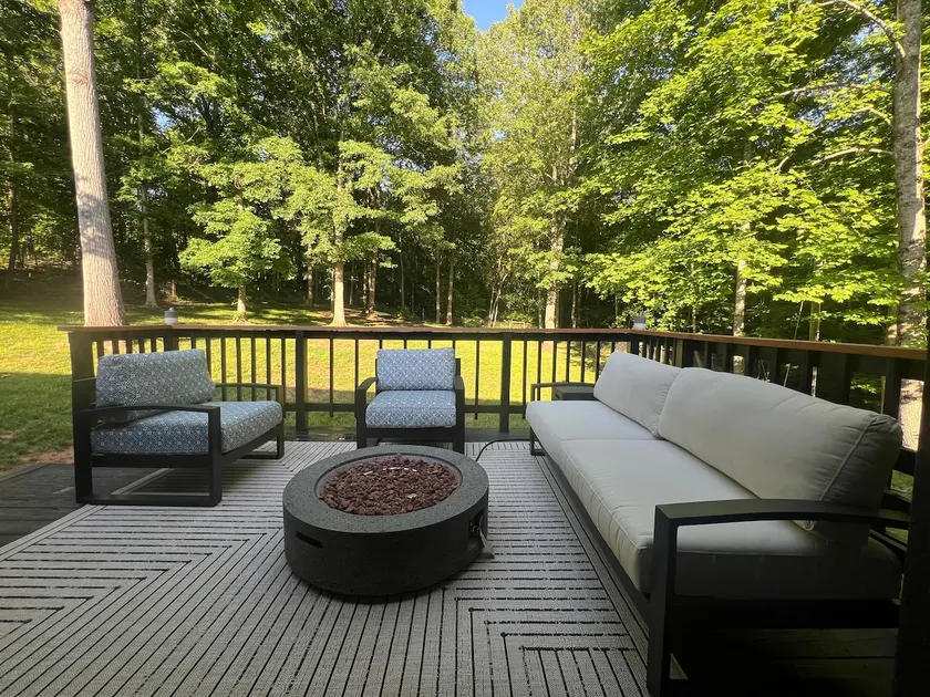 Cozy 3BR Getaway | Lake access, Fire Pit, Trails - Image 1