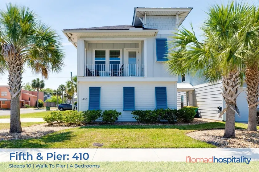 Be A Nomad - 4 Bedroom Jacksonville Beach - Sleeps 10 - Walk to the Pier - Image 1